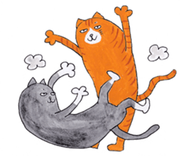 kotaro of a cat and a friend sticker #15614857