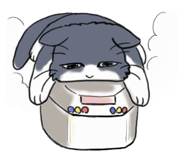 Tundere cat harukichi 2 sticker #15615564