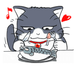 Tundere cat harukichi 2 sticker #15615566