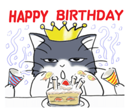 Tundere cat harukichi 2 sticker #15615568