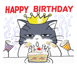 Tundere cat harukichi 2 sticker #15615568