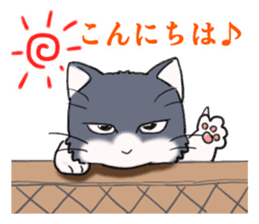 Tundere cat harukichi 2 sticker #15615582