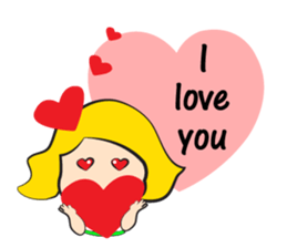 Mischievous Emotions of School Age Girl sticker #15616004