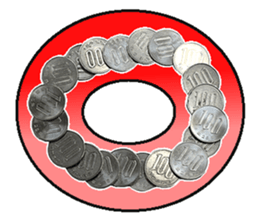 The money 4 sticker #15616358