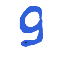 snakes make character sticker #15617808