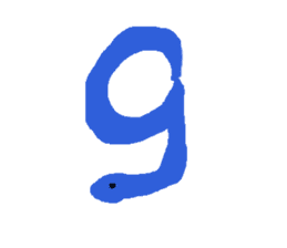 snakes make character sticker #15617808