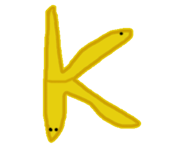 snakes make character sticker #15617812