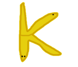 snakes make character sticker #15617812