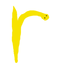 snakes make character sticker #15617819