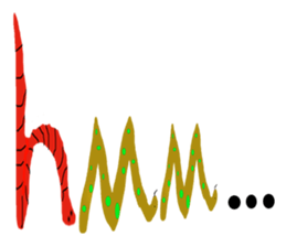 snakes make character sticker #15617833