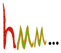 snakes make character sticker #15617833