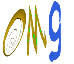 snakes make character sticker #15617838