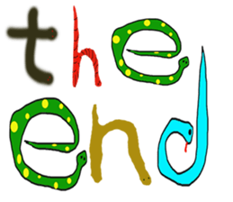 snakes make character sticker #15617841