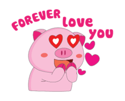 Greetings of The Plump Pink Animated sticker #15617923