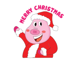Greetings of The Plump Pink Animated sticker #15617931
