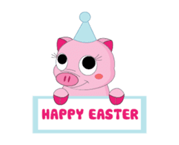 Greetings of The Plump Pink Animated sticker #15617936
