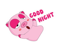 Greetings of The Plump Pink Animated sticker #15617942