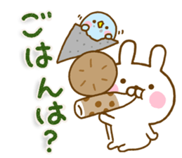 Rabbit Usahina with penpen 12 sticker #15618166