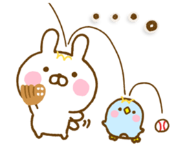 Rabbit Usahina with penpen 12 sticker #15618200