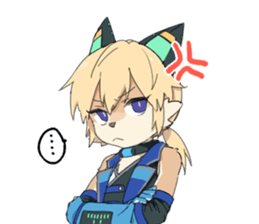 UTAU Sou77 Code:Haruto furry Sticker sticker #15618249