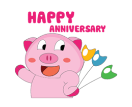 Other Greetings of Plump Pink Animated sticker #15618275