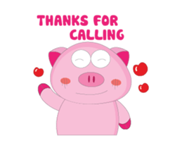 Other Greetings of Plump Pink Animated sticker #15618277