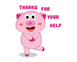 Other Greetings of Plump Pink Animated sticker #15618278