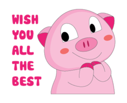 Other Greetings of Plump Pink Animated sticker #15618280