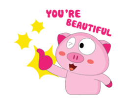 Other Greetings of Plump Pink Animated sticker #15618281