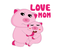 Other Greetings of Plump Pink Animated sticker #15618285