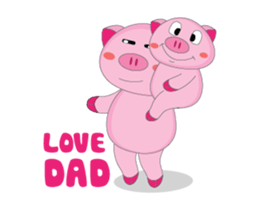 Other Greetings of Plump Pink Animated sticker #15618286