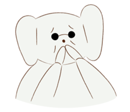 Cotton dog and bunny friend sticker #15618905