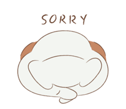 Cotton dog and bunny friend sticker #15618908