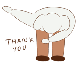 Cotton dog and bunny friend sticker #15618909