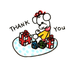 poodle family 4 sticker #15619155