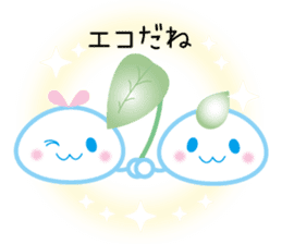 "Lovely Molecular Hydrogen Character" sticker #15619368