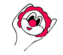 cute funny Clown sticker #15619714