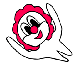 cute funny Clown sticker #15619716