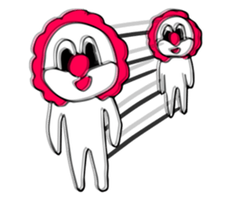 cute funny Clown sticker #15619729