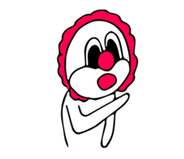 cute funny Clown sticker #15619730