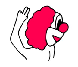 cute funny Clown sticker #15619731