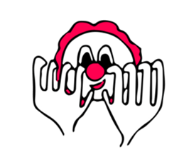 cute funny Clown sticker #15619732
