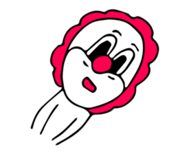 cute funny Clown sticker #15619734