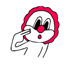 cute funny Clown sticker #15619735