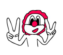 cute funny Clown sticker #15619736