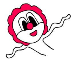 cute funny Clown sticker #15619737