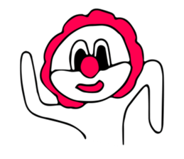 cute funny Clown sticker #15619738