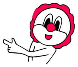 cute funny Clown sticker #15619740