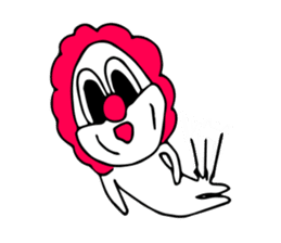 cute funny Clown sticker #15619748