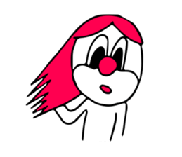 cute funny Clown sticker #15619750